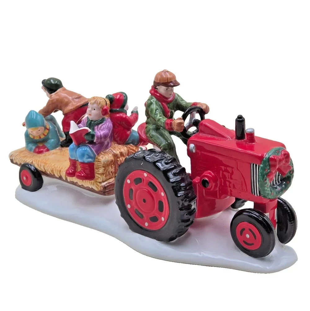Department 56 Caroling at The Farm Ceramic Accessory 54631 Original Snow Village